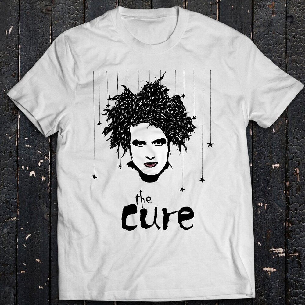 Robert Smith The Cure Album T-Shirt Disintegration Wish Faith Rock Tee 90